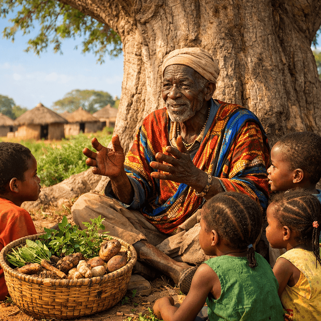 An elderly man